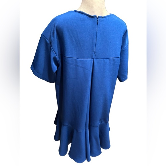Adrianna Papell blue oversized style dress size M - Picture 9 of 14